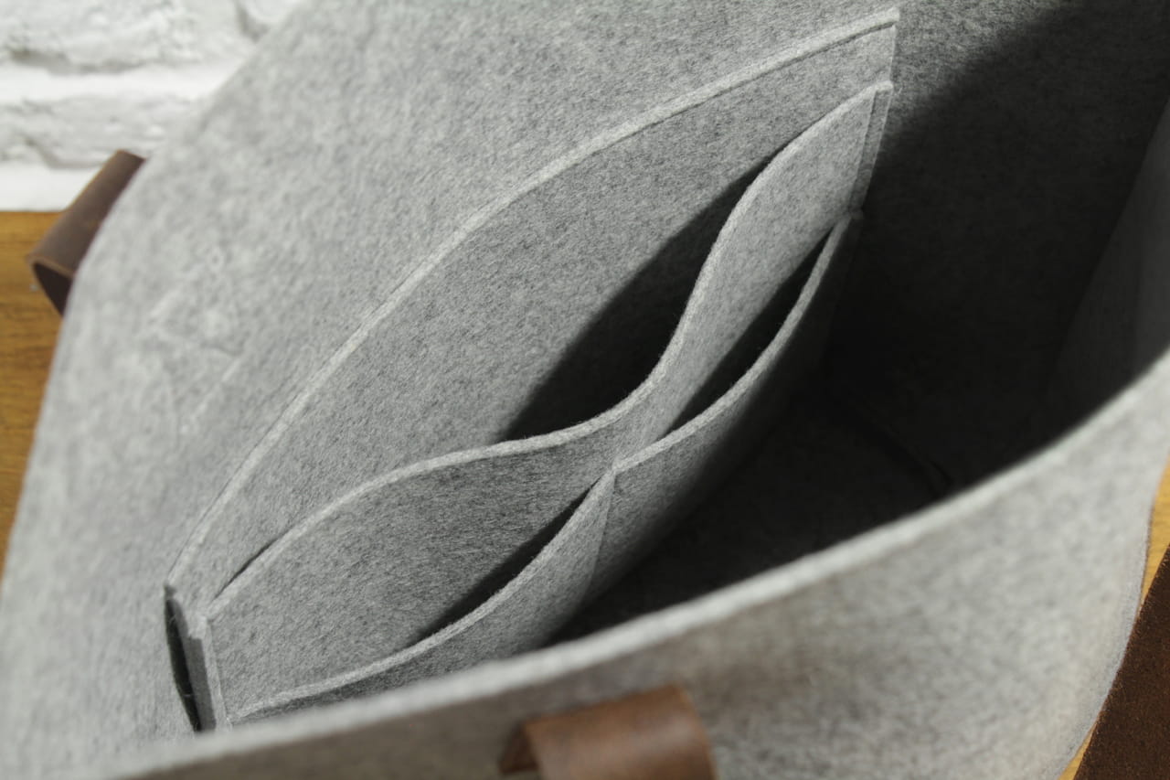 Shopping Bag YORK aus Merino Wollfilz-Pack & Smooch