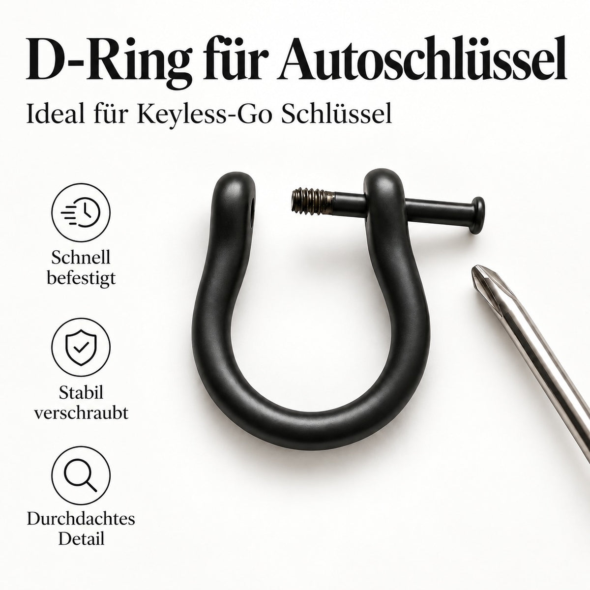 Schlüsselorganizer DEVON aus Leder mit Airtagfach