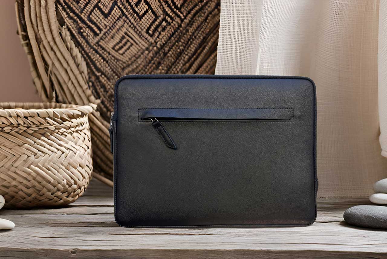 iPad Pro und Air Hülle ANGUS aus Leder Farbe: Hellbraun Größe: iPad Pro/Air 11 / 10.9 + Magic Keyboard Pack & Smooch