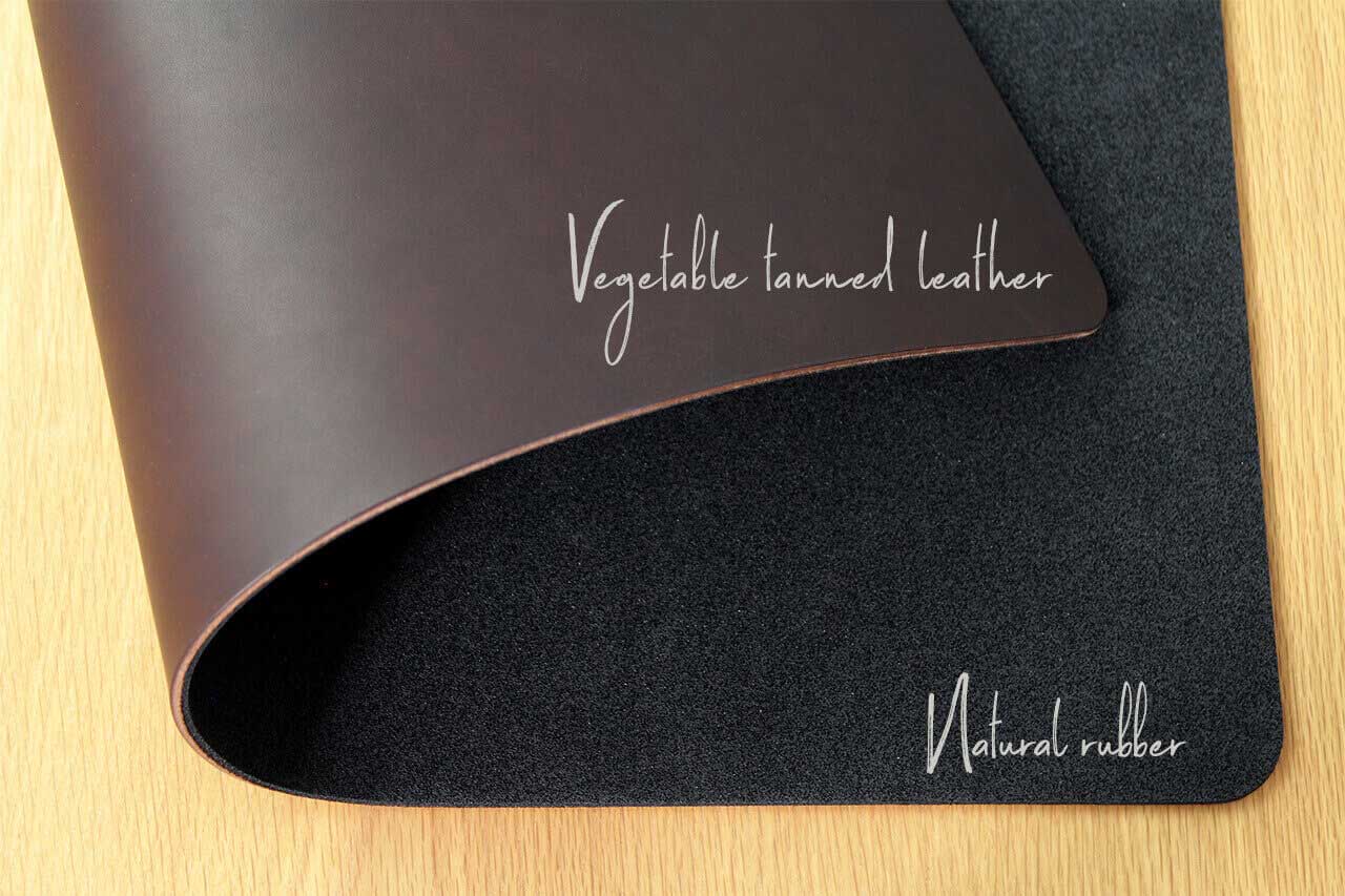 Schreibtischunterlage RICHMOND aus Leder Farbe: Chocolate Brown Pack & Smooch