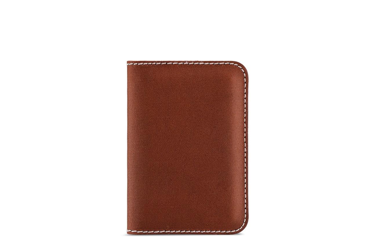 HERFORD Miniwallet – Kartenetui aus Premium-Leder in Schokobraun, handgefertigt, schlankes Design.