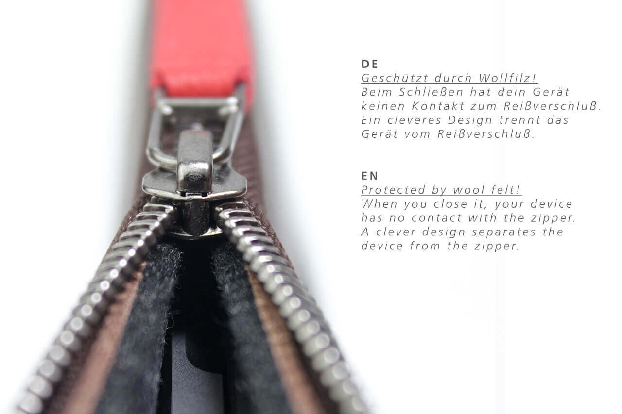 MacBook Pro und Air Hülle ANGUS aus Leder Wähle deine Größe: MacBook Pro 16 Pack & Smooch