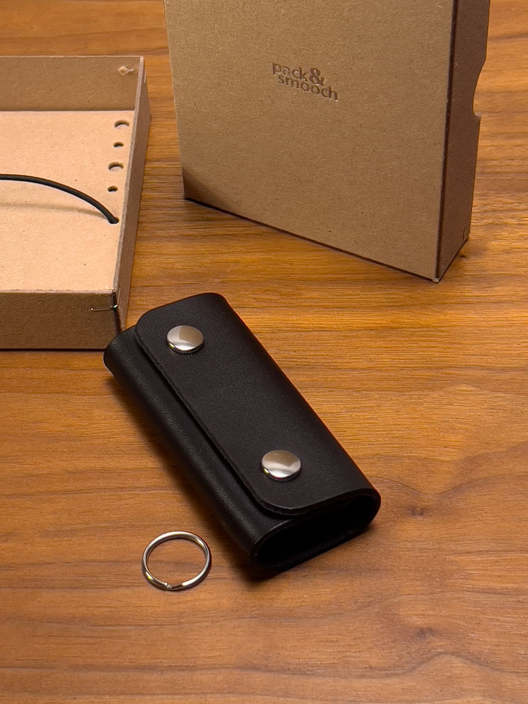 Key case FESTMOKER made of leather