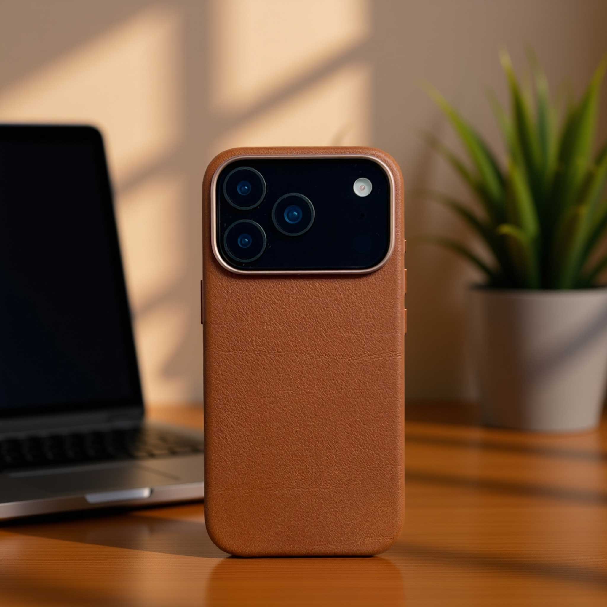 iPhone Lederhülle CHESTER - Leder oder Alcantara case