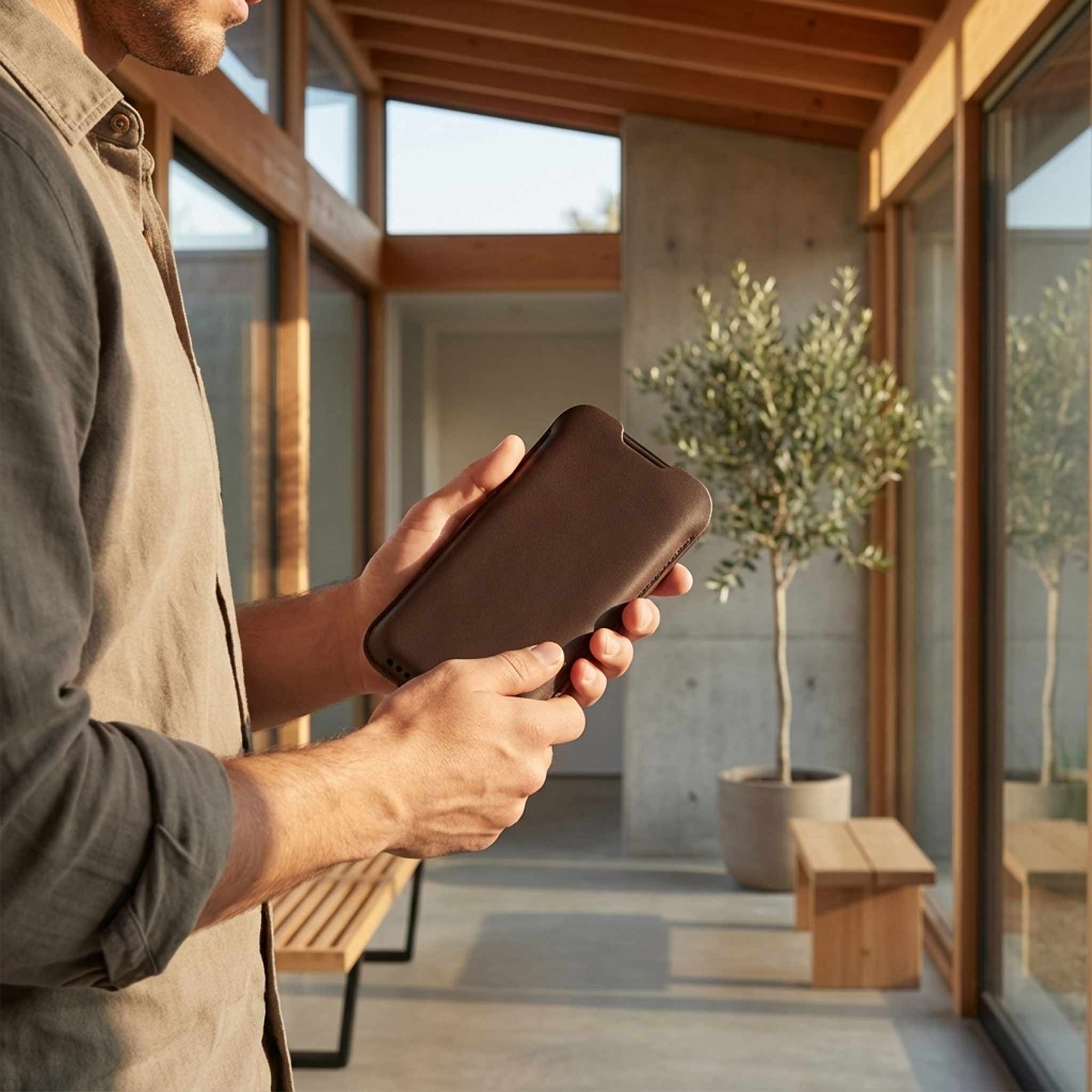 iPhone Hülle KINGSTON aus Leder