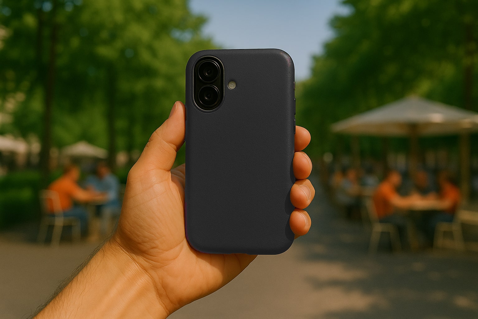iPhone Hardcase CHESTER aus Leder oder Alcantara
