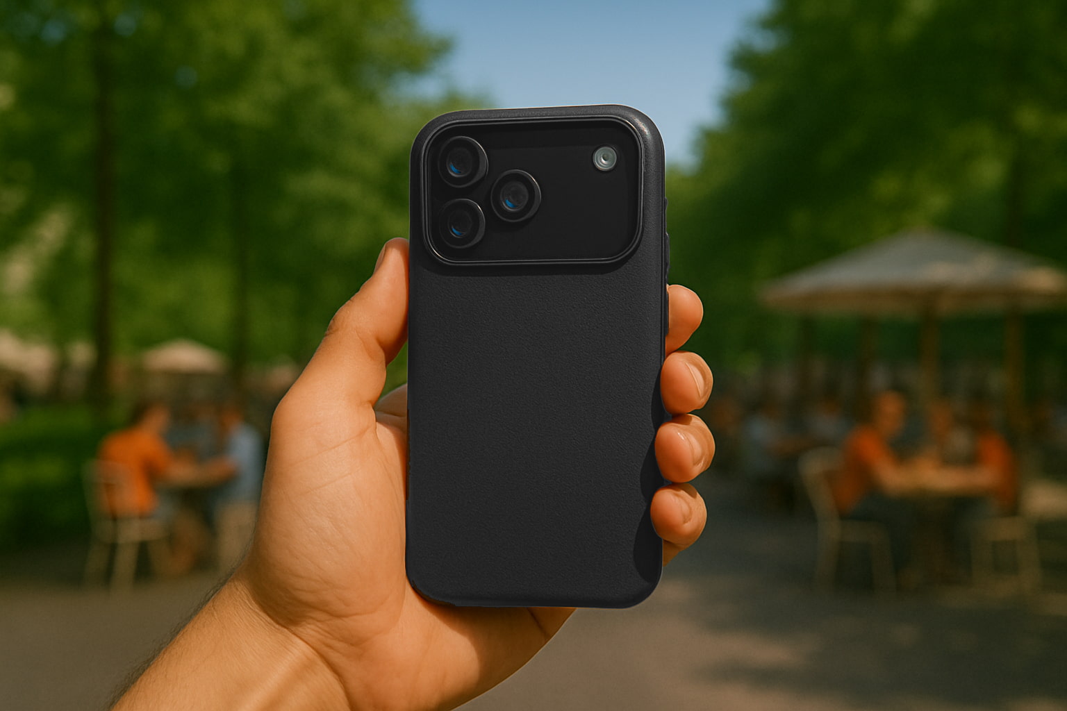 iPhone Hardcase CHESTER aus Leder oder Alcantara