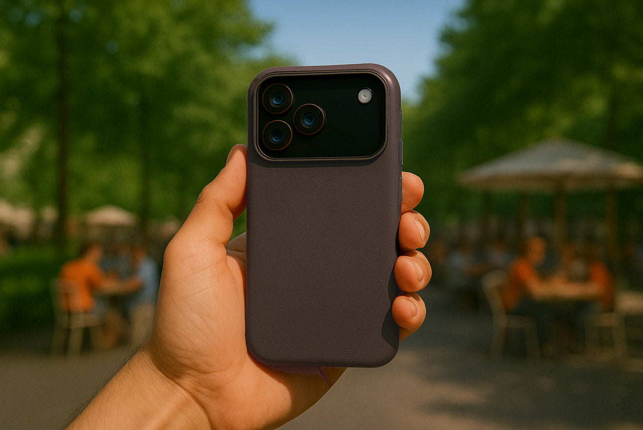 iPhone Hardcase CHESTER aus Leder oder Alcantara