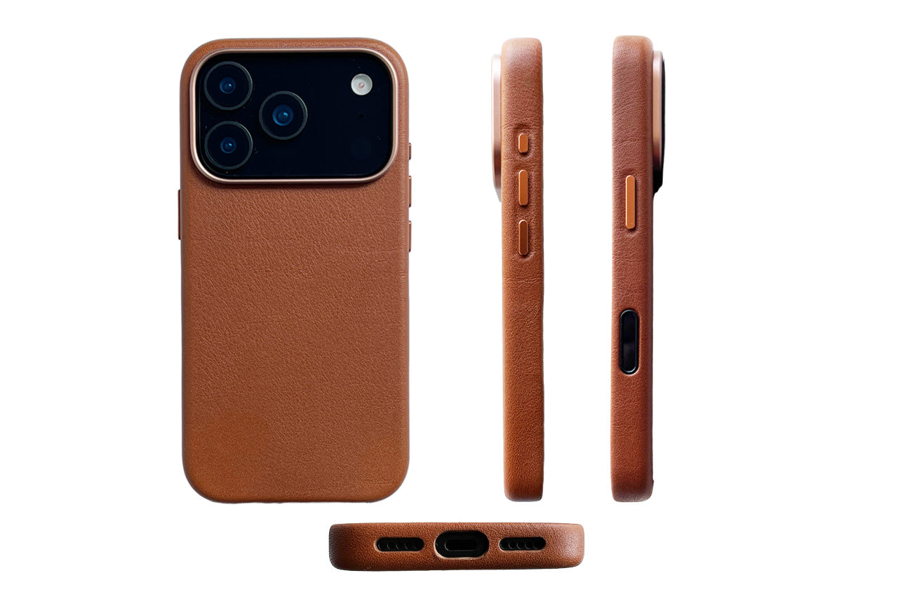 iPhone Hardcase CHESTER aus Leder oder Alcantara