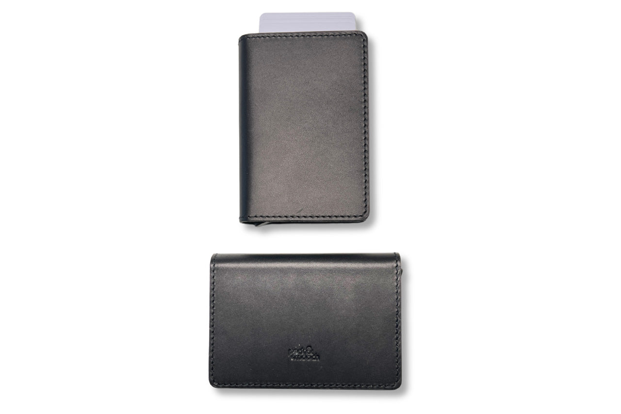 HERFORD Miniwallet – Kartenetui aus Premium-Leder-Pack & Smooch