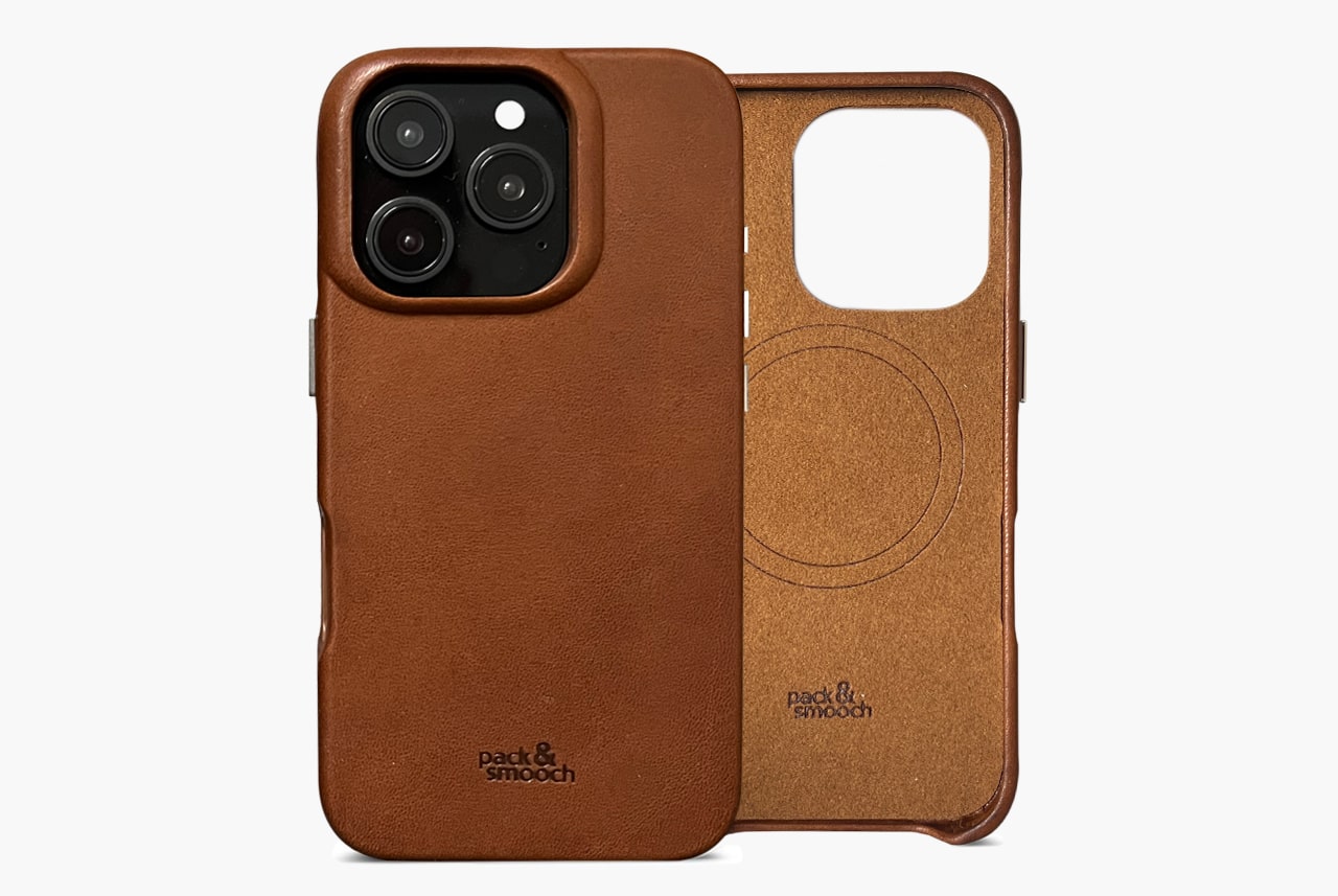 iPhone Hardcase CHESTER aus Leder-Pack & Smooch