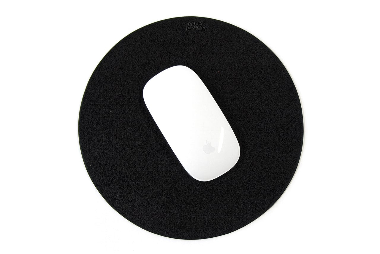 Mouse pad of leather - natural rubber