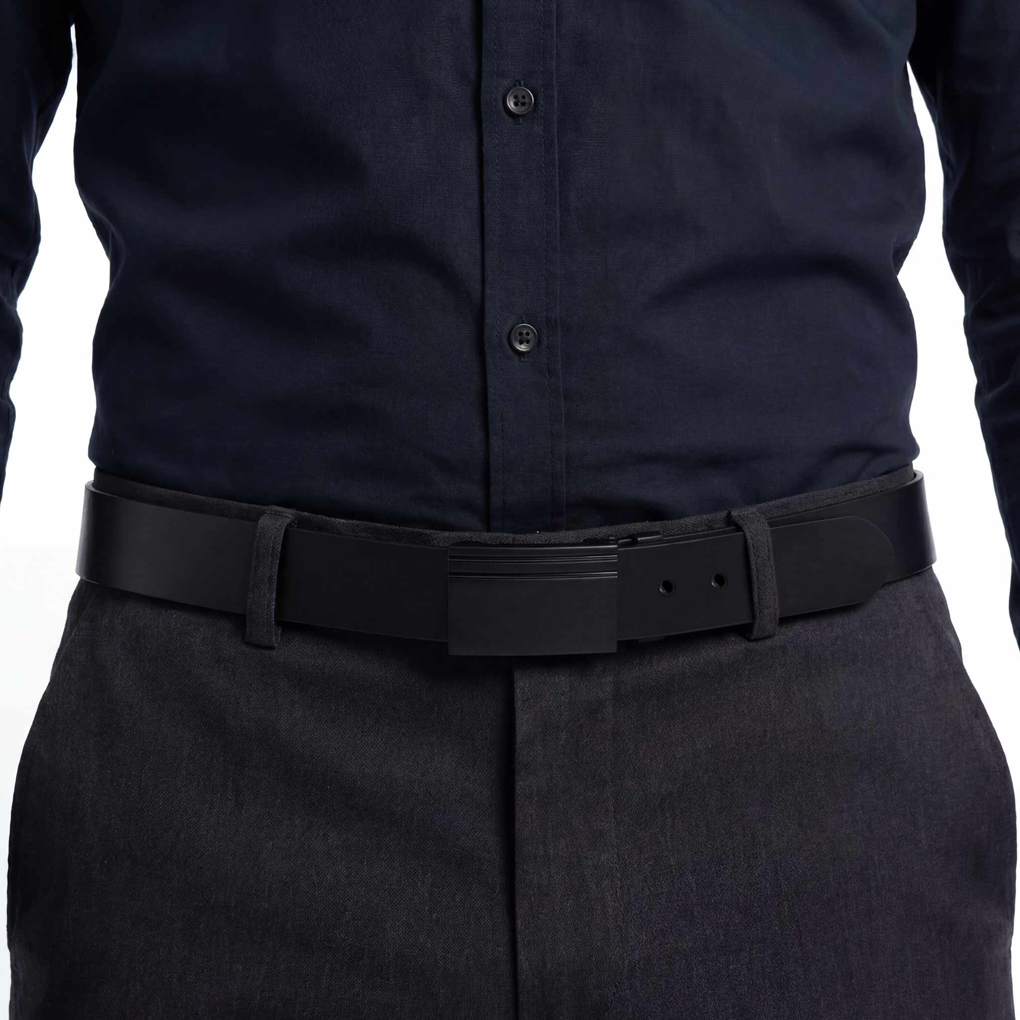 Ledergürtel mit Wechselschnalle