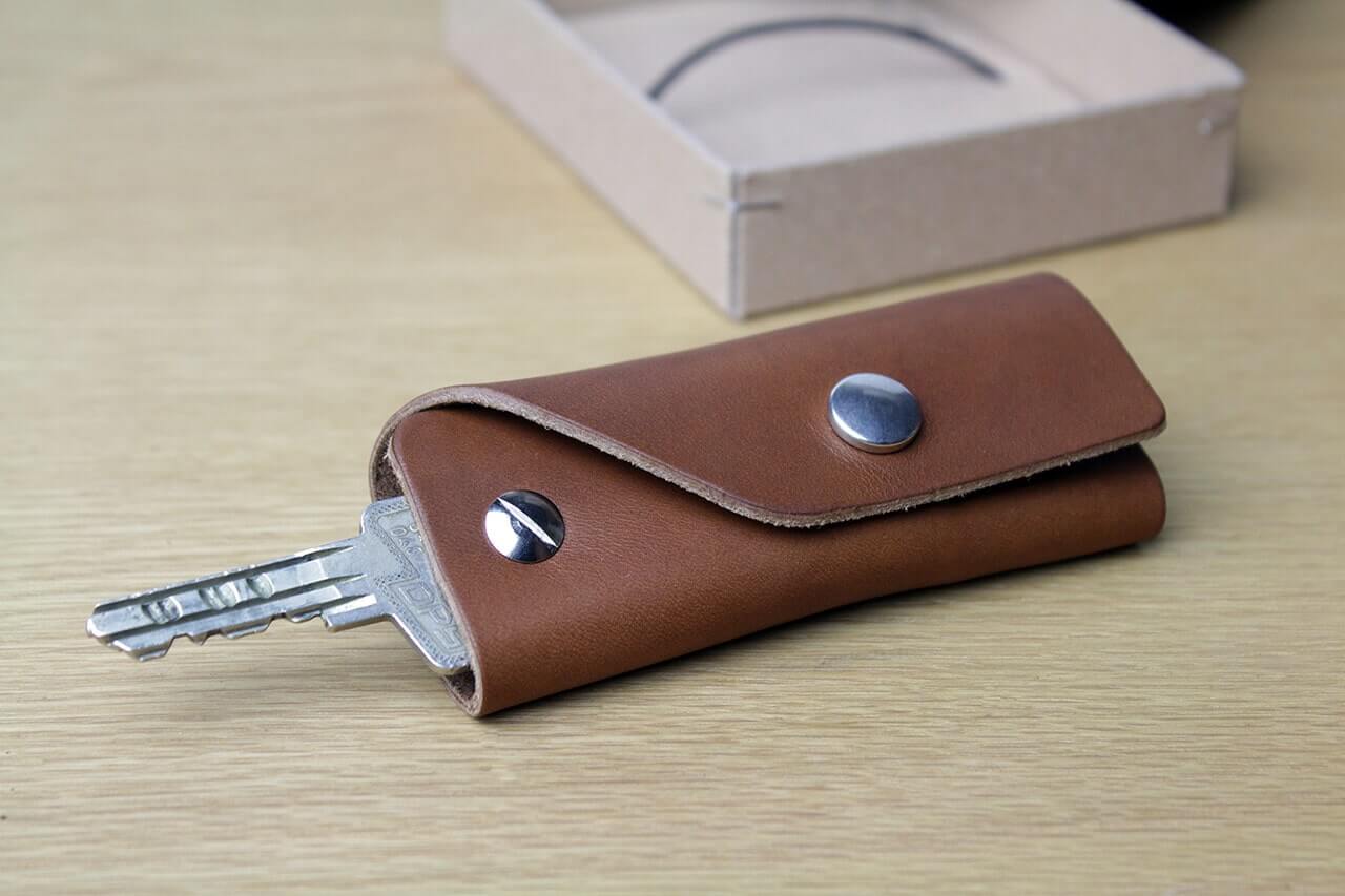 Leather key case