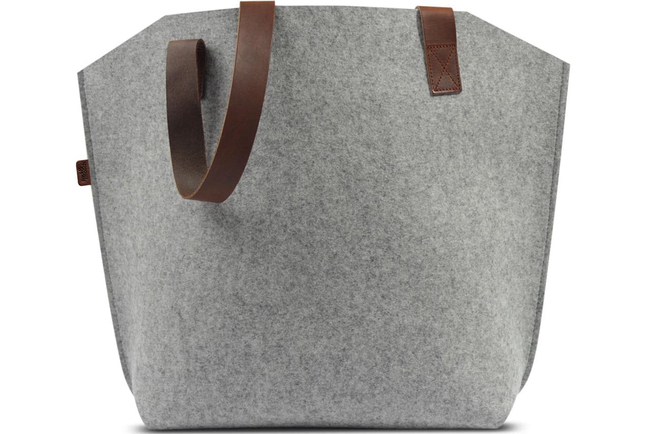 Shopping bag YORK made of merino wool felt