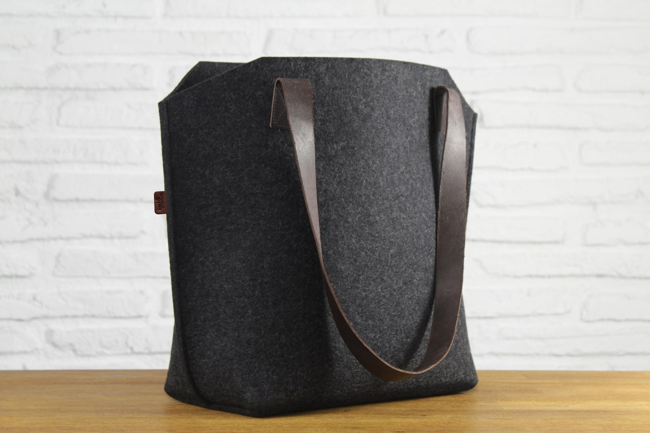 Shopping Bag YORK aus Merino Wollfilz