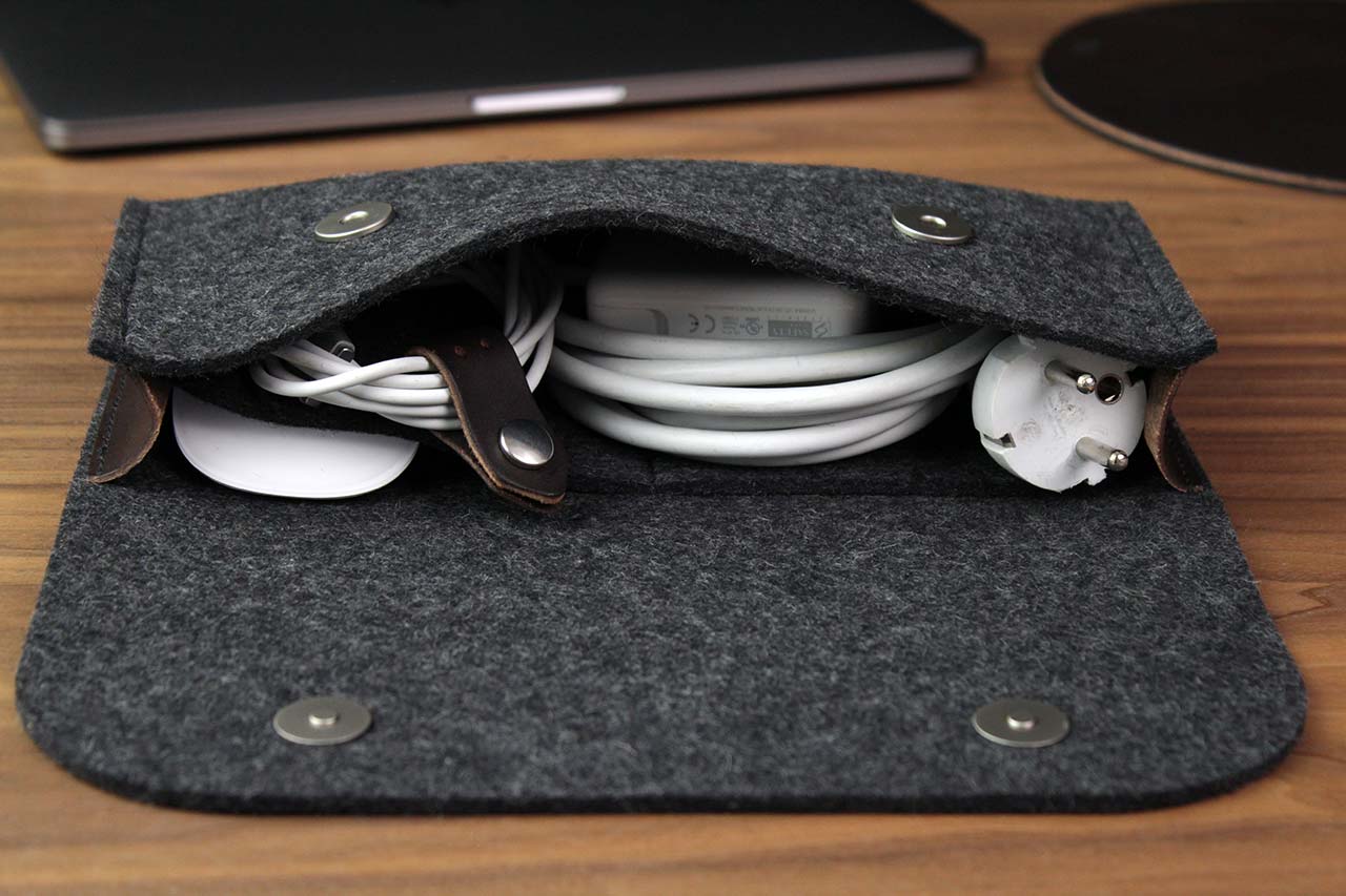 Storage space cable bag