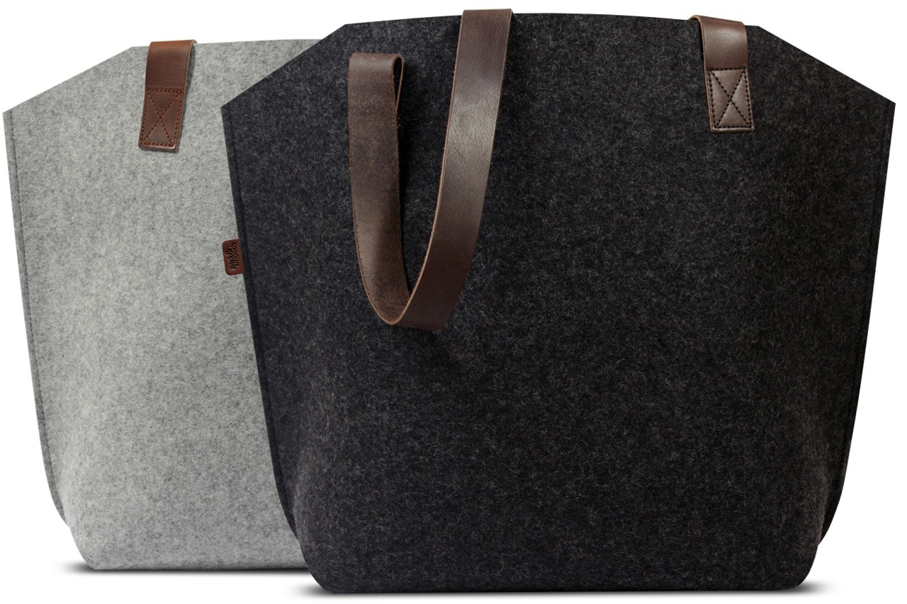 Shopping Bag YORK aus Merino Wollfilz